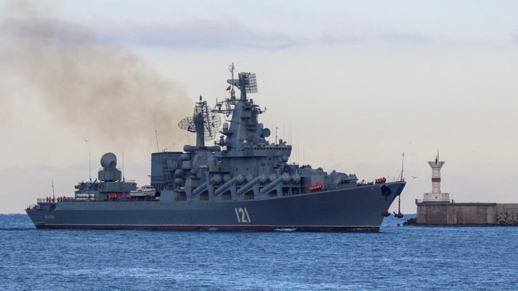 روسيا تؤكد غرق الطراد موسكفا